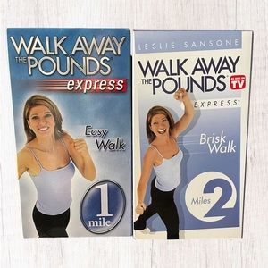 Walk Away the Pounds Express - 1 Mile Easy Walk/Brisk Walk, 2‎ Miles VHS